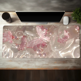 dreamy 3D Pink Butterfly Mouse Pad
