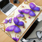 3D Purple Butterfly Mouse Pad