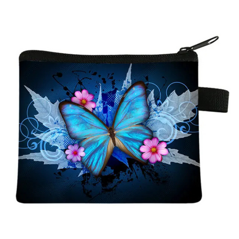 Aquamarine Butterfly Wallet