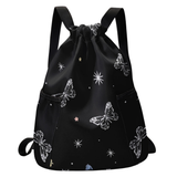 Black White California Sister Butterfly Backpack