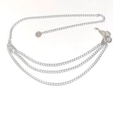 grey Butterfly Chain Belt