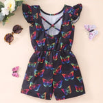 black Butterfly Jumpsuit for Kids