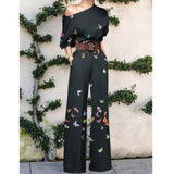 Butterfly Wide Leg Jumsuit for women