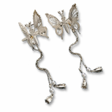 Butterfly Tassel Hair Clips