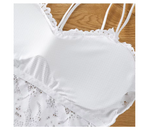 white Women’s Butterfly Lace Embroidered Bralette underwear 