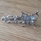 VICTORIAN Silver Butterfly Zircon Hairpin