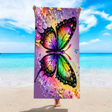 Colorful Swallowtail Butterfly Towel for men