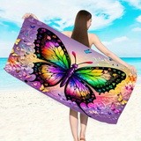 Colorful Swallowtail Butterfly Towel for women