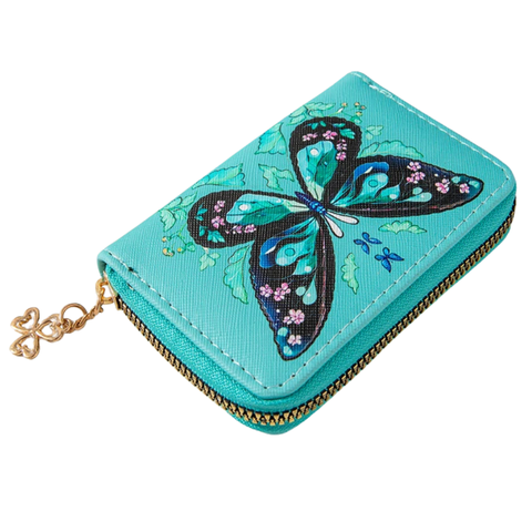 Eyemark Butterfly Wallet in Turquoise Blue