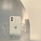 aesthetic white butterfly phone case