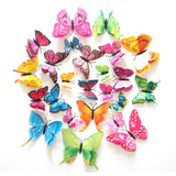 3D Double-Layer Magnetic Butterfly Wall Stickers