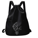Hairstreak Butterfly Black School Backpack