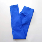 trendy High Waisted Butterfly Blue Leggings