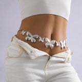 Metal Butterfly Belt for women