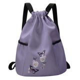 Monarch Butterfly Purple Floral Backpack