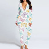 y2k Multicolor Butterfly Jumpsuit