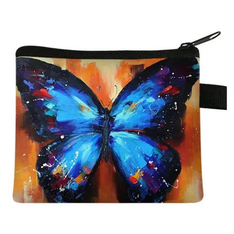 Orange Butterfly Wallet