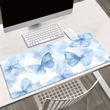 cute Painted Blue Morpho Desk Pad