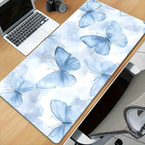 simple Painted Blue Morpho Desk Pad