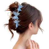 SEXY Pearl Butterfly Hair Claw Clip