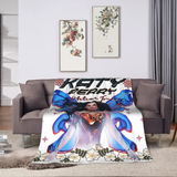 Pop Star Inspired Butterfly Blanket on a chair