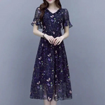 Purple Butterfly Dress for women