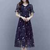 Purple Butterfly Dress for women