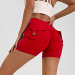 Red Butterfly Shorts