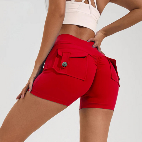 Red Butterfly Shorts