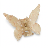 BEIGE Retro Butterfly Acetate Hair Claw Clip
