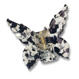 BLACK Retro Butterfly Acetate Hair Claw Clip