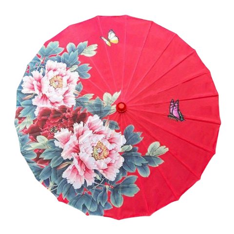 Rose Butterfly Umbrella