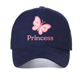 BLUE Women’s Butterfly Princess Baseball Cap