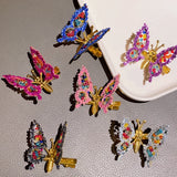 whimsical 3D Butterfly Hairpins for Girls