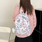 Multi-Butterfly Design Backpack for women
