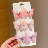 Mini Butterfly Hair Barrettes FOR GIRLS