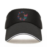 circle butterfly cap