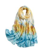 whimsical Women’s Lightweight Mulberry Silk Butterfly Scarf