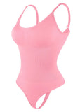 PINK Full Body Smoothing Shapewear Bodysuit by Butterfly Kingdom