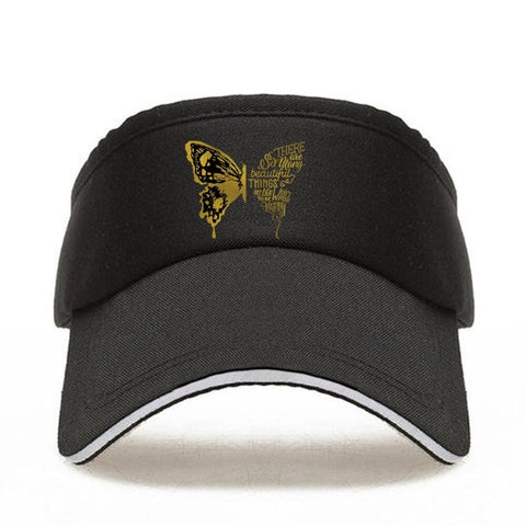 quote butterfly cap