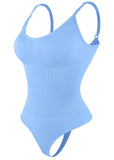 BLUE Full Body Smoothing Shapewear Bodysuit by Butterfly Kingdom