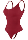 RED Full Body Smoothing Shapewear Bodysuit by Butterfly Kingdom