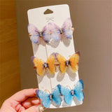 WHIMSICAL Mini Butterfly Hair Barrettes