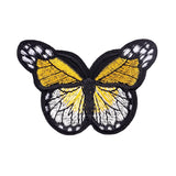 yellow Butterfly Embroidered Patch