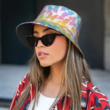 TRENDY Unisex Rainbow Butterfly Bucket Hat