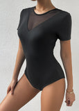 trendy cute Women's Sexy V-Neck Butterfly Bodysuit
