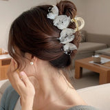 white Large Fairy Butterfly Hair Clip for Women & Girls