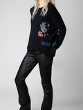BLACK Cashmere Butterfly Sweater