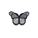 little black Butterfly Embroidered Patch