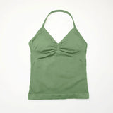 GREEN Women’s Strappy Sports Tank Top by Butterfly Kingdom
